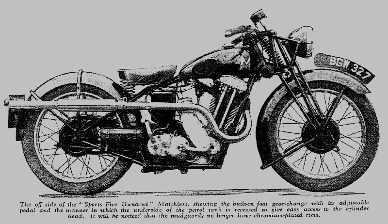 Motor Cycling original period article scan, page 1