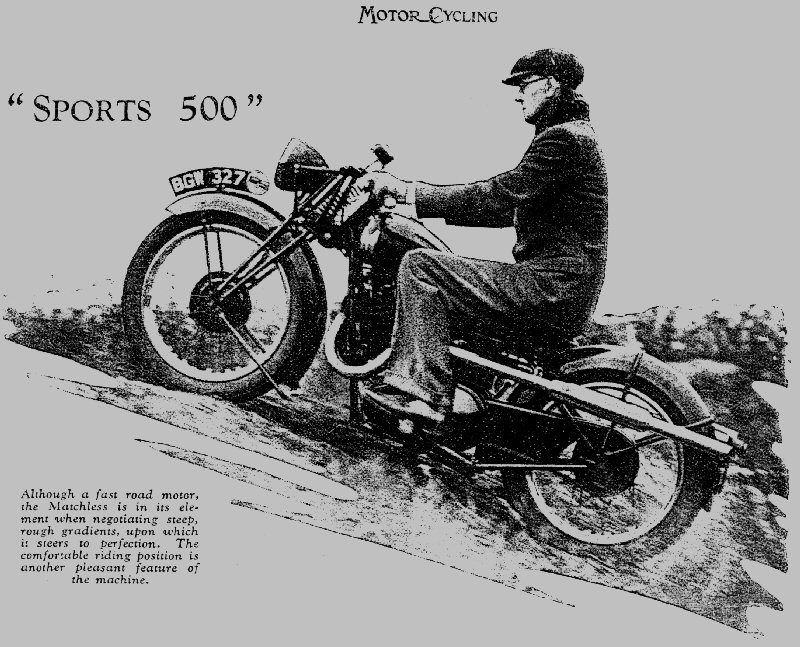 Motor Cycling original period article scan, page 2