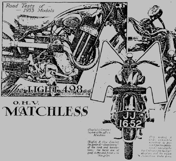 The Motor Cycle original period article scan, page 1